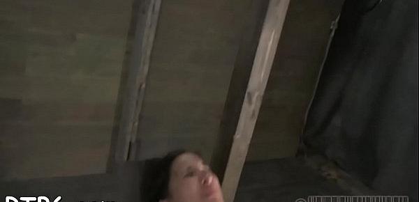 Girl is forced to example turd